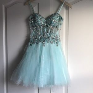 Light blue formal dress
